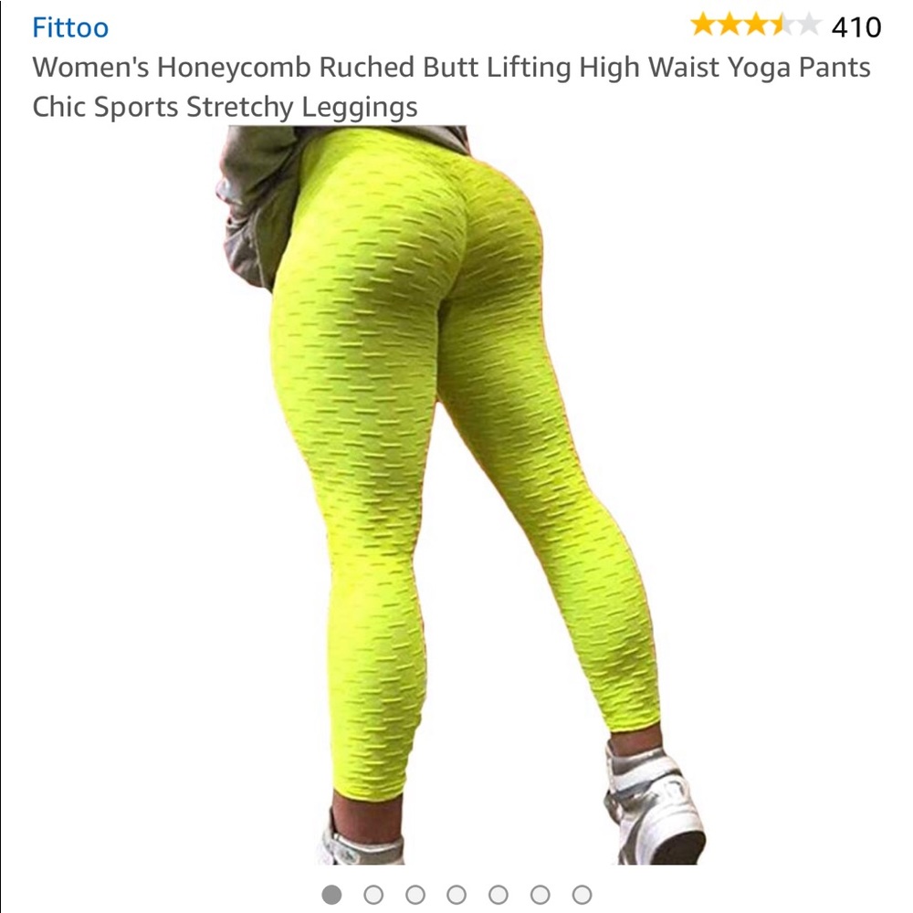Butt lifting high waist yoga pants
